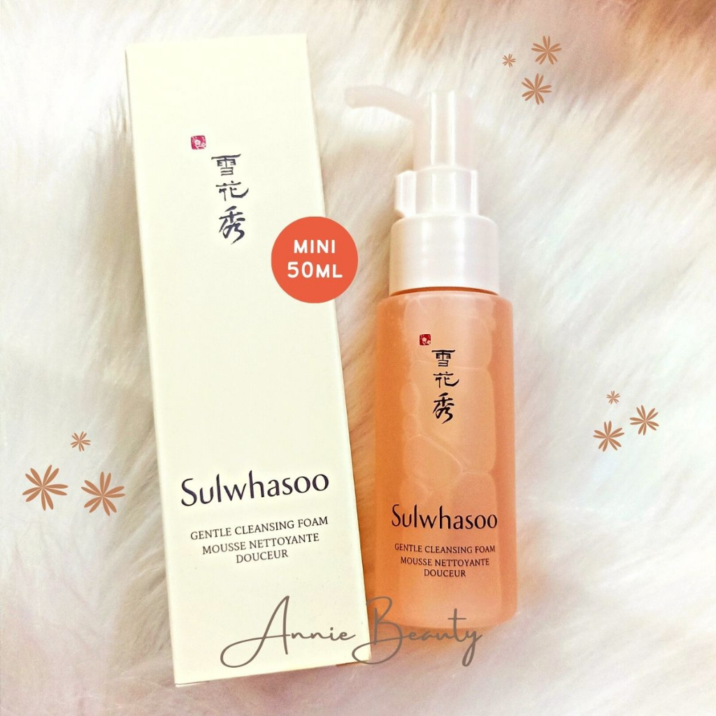 Sữa rửa mặt Sulwhasoo mẫu mới dịu nhẹ với bọt mềm mại làm sạch sâu và cấp ẩm, da thông thoáng và ẩm mướt sau khi rửa