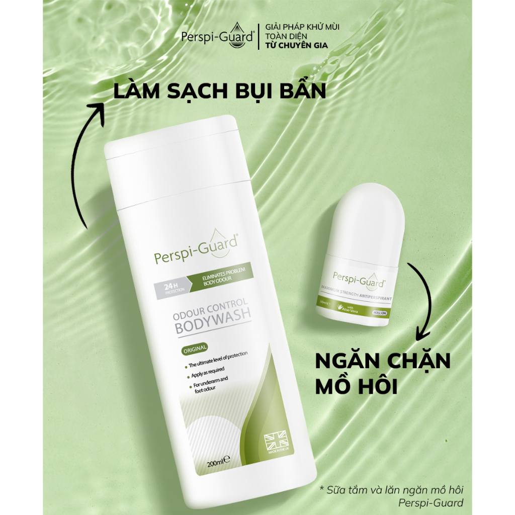 Sữa tắm khử mùi kháng khuẩn Perspi-Guard 200ml