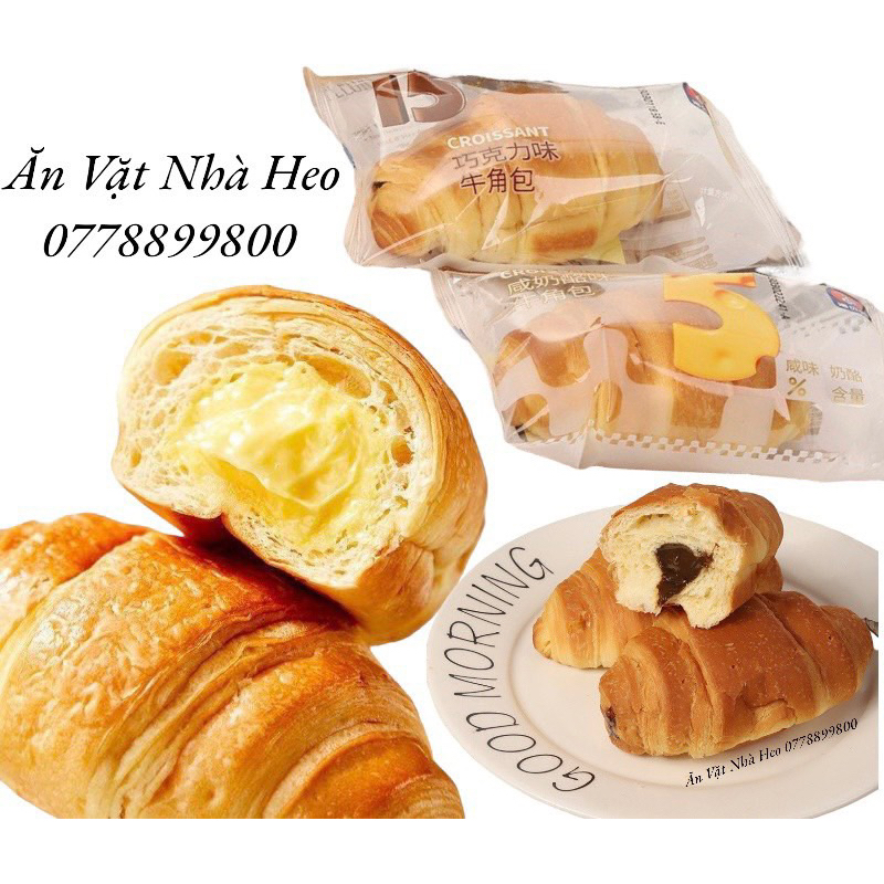 Bánh sừng bò nhân phô mai /socola Norbeta
