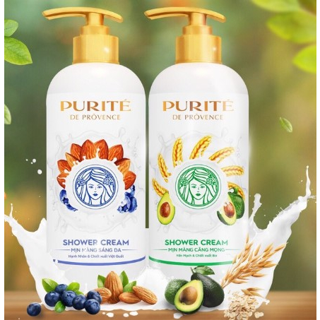 🌷RẺ VÔ ĐỊCH🌷 Kem Tắm Purite Dưỡng Da Mịn Màng Sáng Da