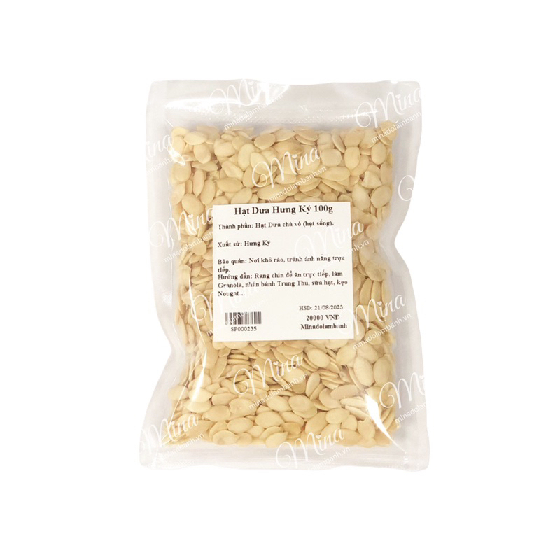 Hạt Dưa tách vỏ 500g