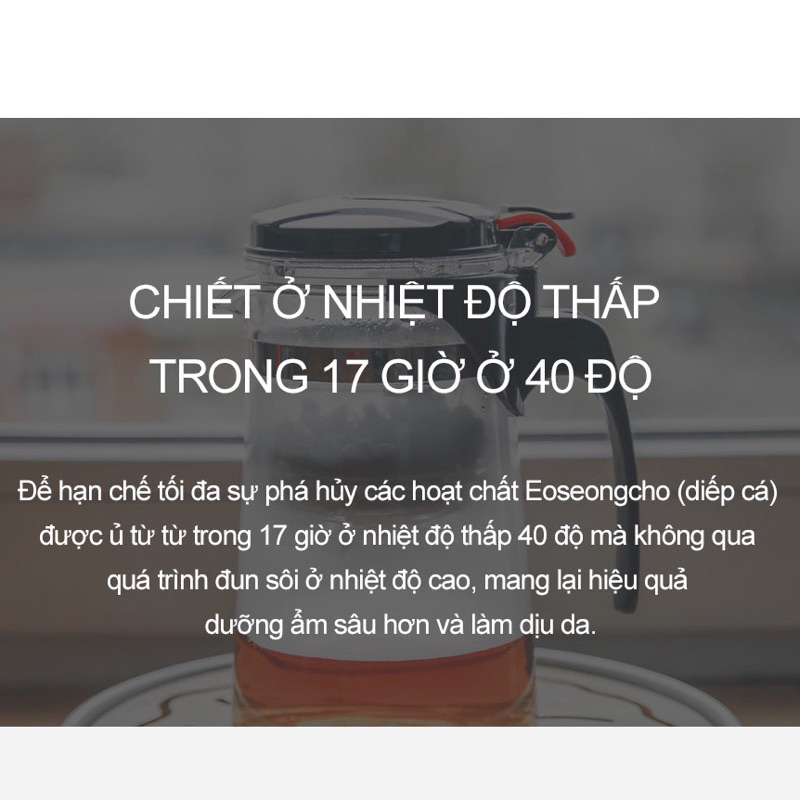 Sữa rửa mặt diếp cá Derma Factory cho da mụn v.iêm da dầu mụn làm sạch sâu tạo bọt