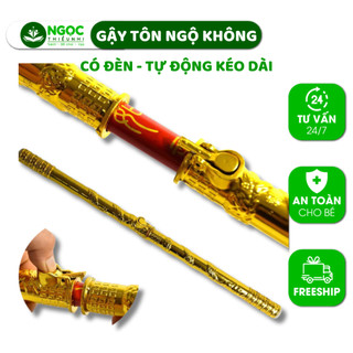 Đồ chơi trung thu gậy tôn ngộ không - gậy như ý - gậy phát sáng chư bát giới - bồ cào trư bát giới