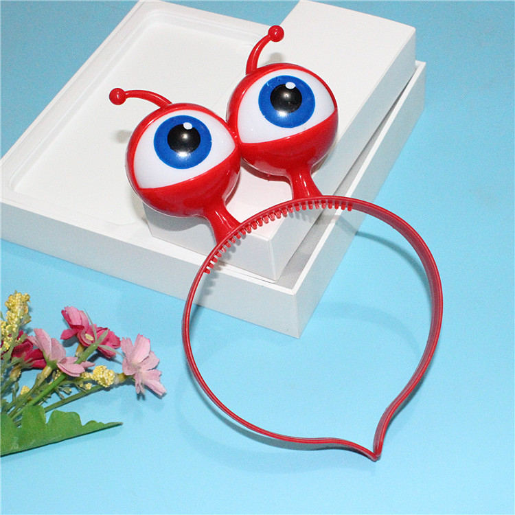 Băng Đô Cài Tóc Hình Đôi Mắt Có Đèn LED Phát Sáng đồ chơi ánh sáng lightstick