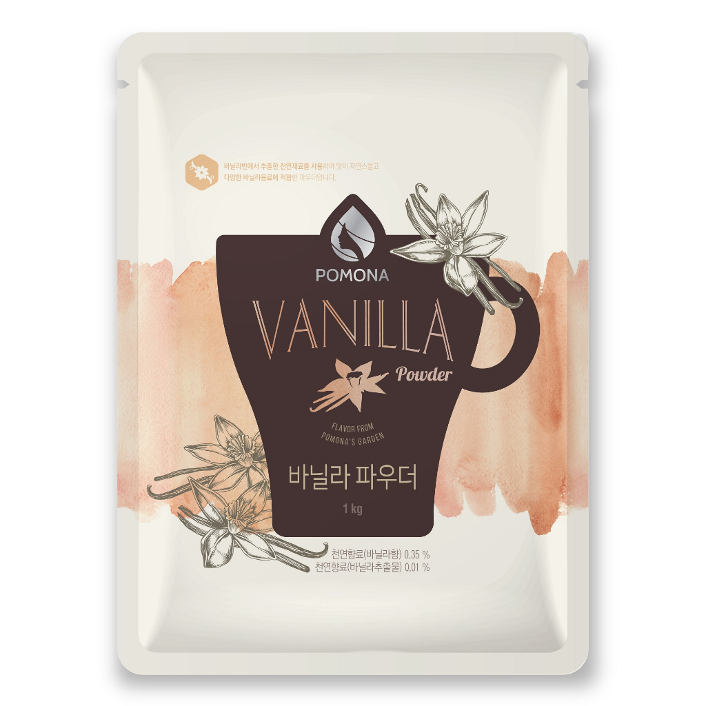 1kg Bột Vani - Powder Vanilla - Pomona - Nguyên Liệu Pha Chế Cao Cấp Nhập Khẩu Hàn Quốc