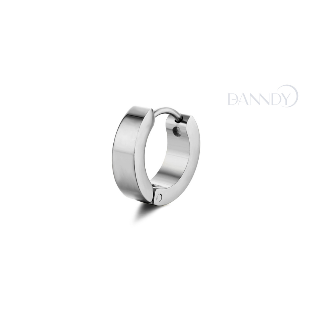 Khuyên Tai Cá Tính. Hoa Tai Nam Đủ Size. Khuyên Tai Nam Thép Titan. Bông Tai Tròn Trơn | Dandy