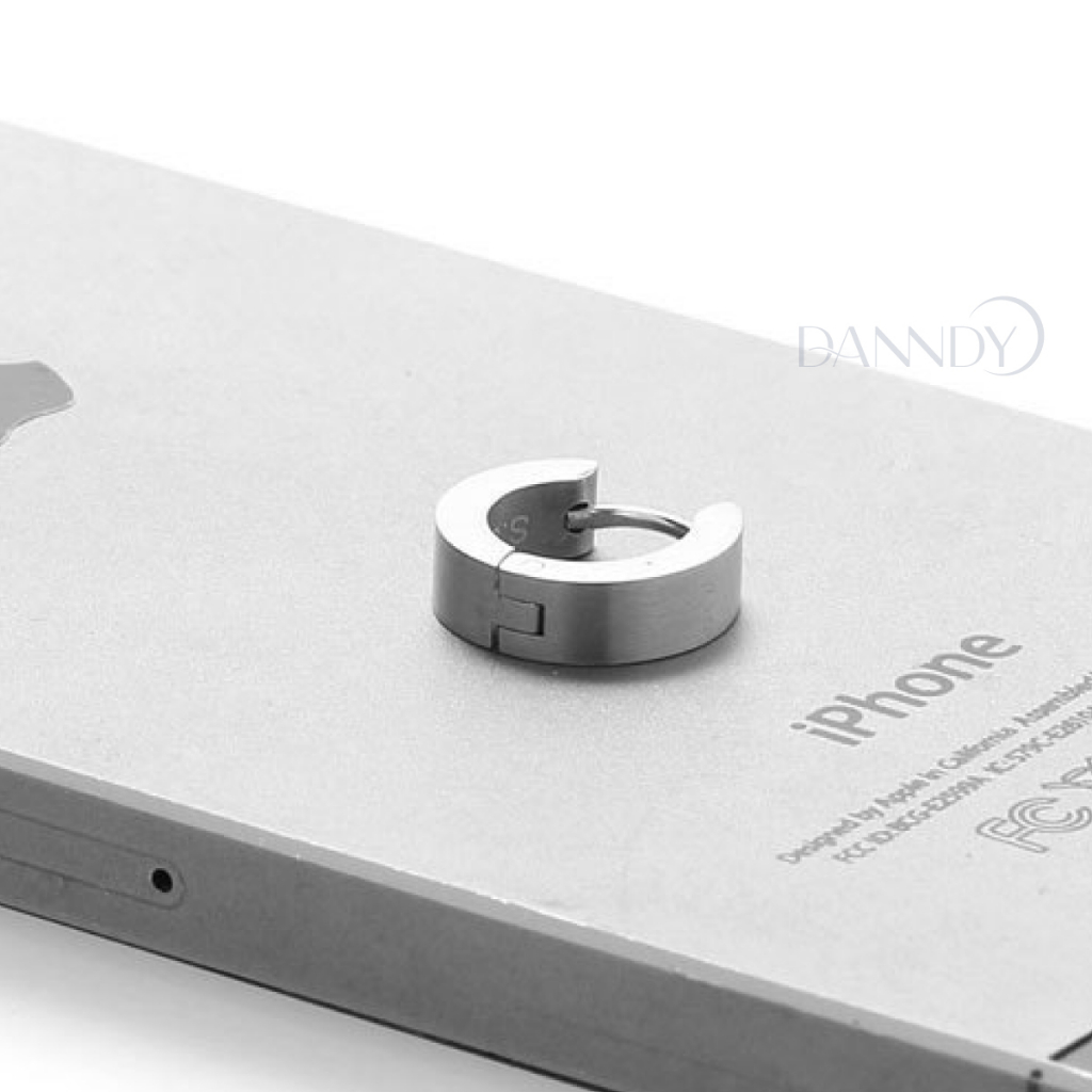 Khuyên Tai Cá Tính. Hoa Tai Nam Đủ Size. Khuyên Tai Nam Thép Titan. Bông Tai Tròn Trơn | Dandy