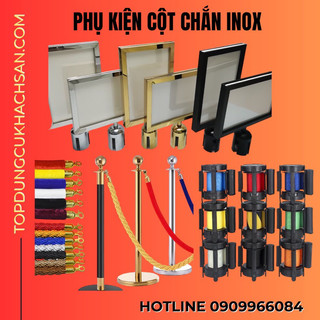 Đầu dây căng gắn cột chắn Inox - Phụ kiện cột chắn