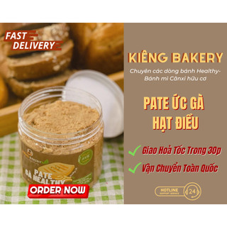 Combo pate ức gà hạt điều + sandwich nguyên cám mini eatclean