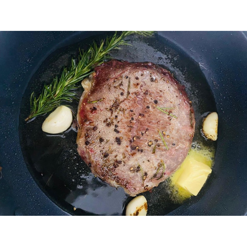 Thịt bò Aukobe miếng steak khay 500gr