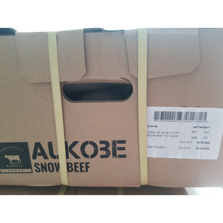 thịt bò Aukobe miếng steak khay 500gr