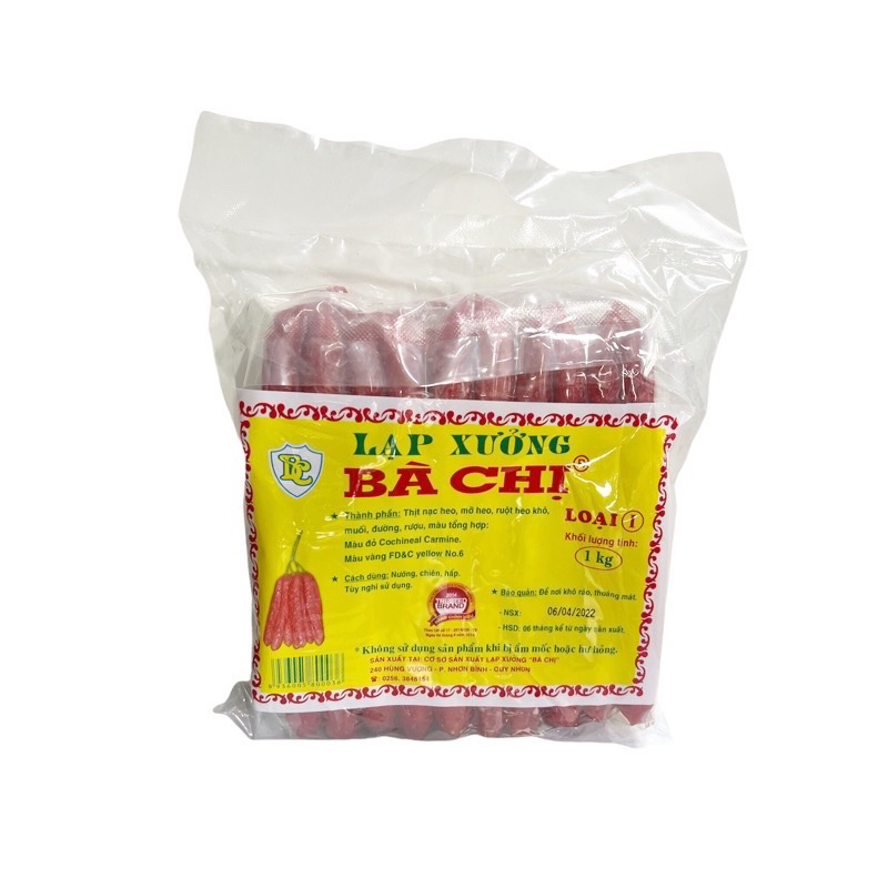Lạp xưởng Bà Chị 500g