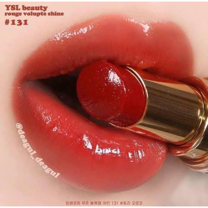 Son YSL màu 131 Chili Morocco fullsize nobox