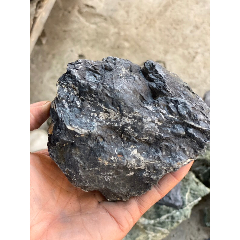 Đá Trầm Tích Đen platinum 1kg