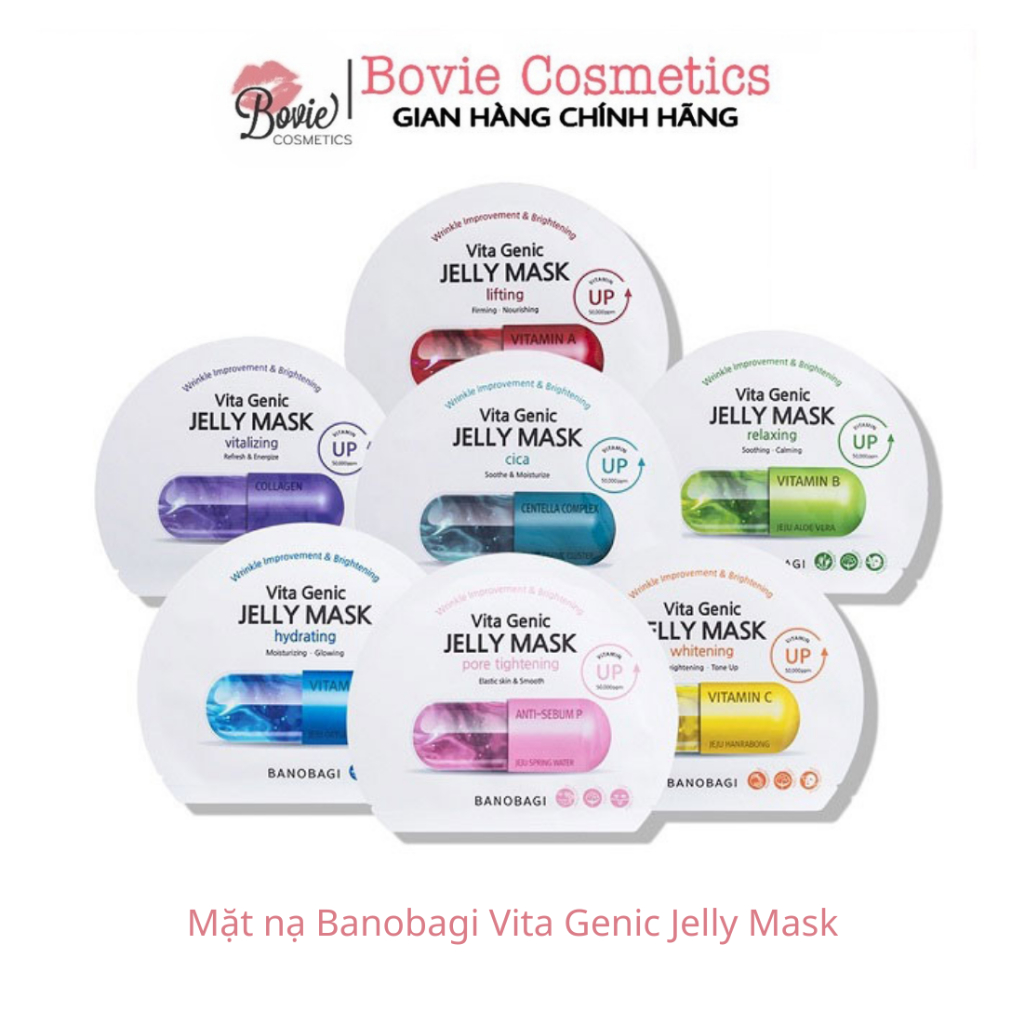 Mặt nạ dưỡng sáng da Banobagi Stem Cell Vitamin Mask  - Caro