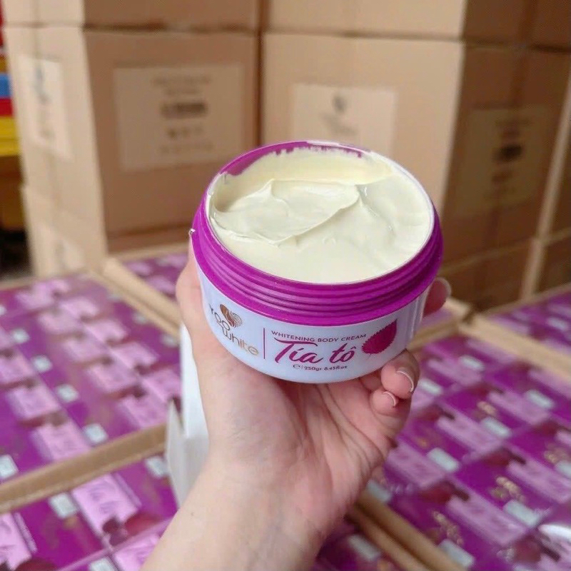 Kem Body Tía Tô Yoo  White- Kem dưỡng trắng da toàn thân tía tô 250g chính hãng