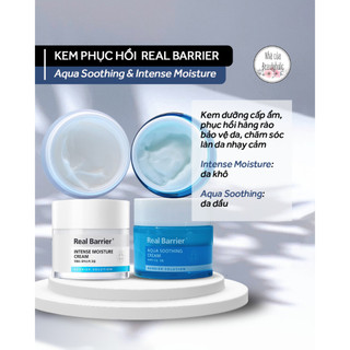 Kem dưỡng cấp ẩm phục hồi skin barrier real barrier