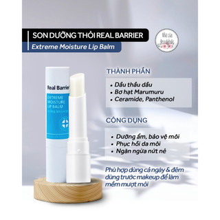 Son dưỡng dạng thỏi real barrier extrema moisture lip balm