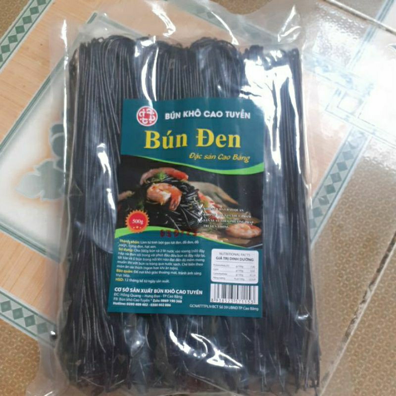 Bún ngũ cốc (bún đen)500g
