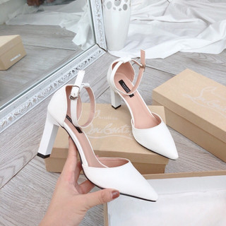 Giày sandal bít mũi sang chảnh gót nhọn 9p size 35-40 mã a888