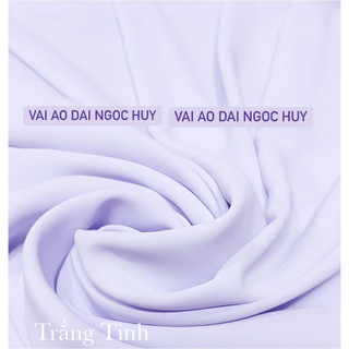 Vải Áo Dài Trắng Học Sinh ( lụa trơn + gấm)