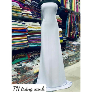 Vải Áo Dài Trắng Học Sinh ( lụa trơn + gấm)