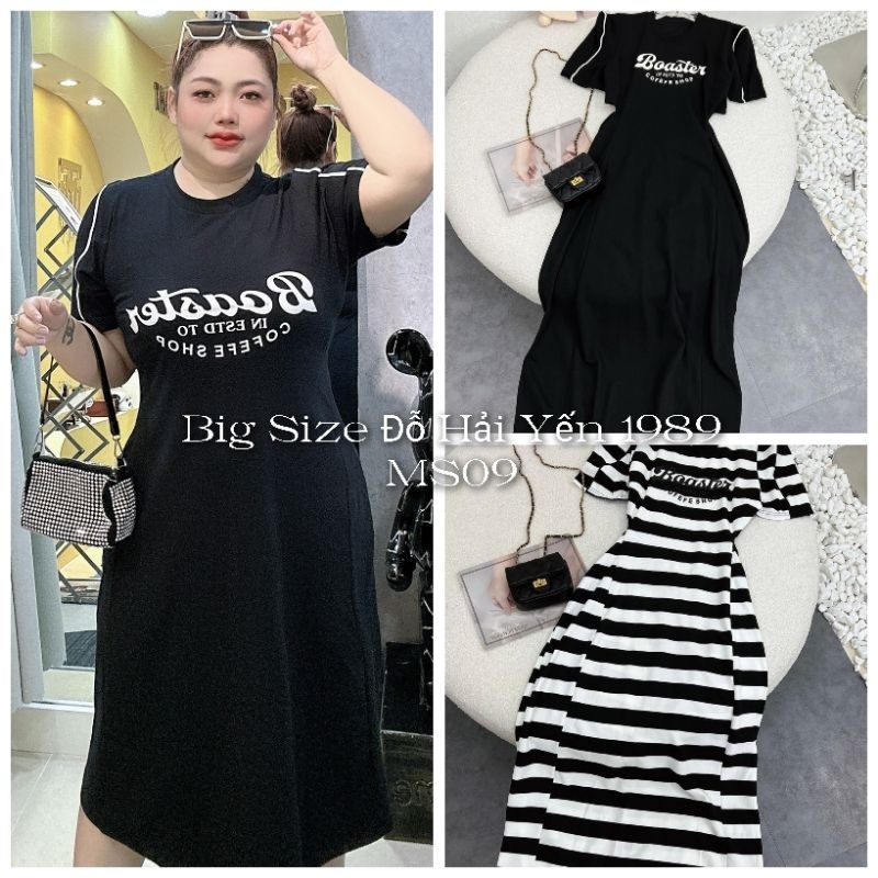 Đầm Thun Big Size (55kg đến 100kg) MS09