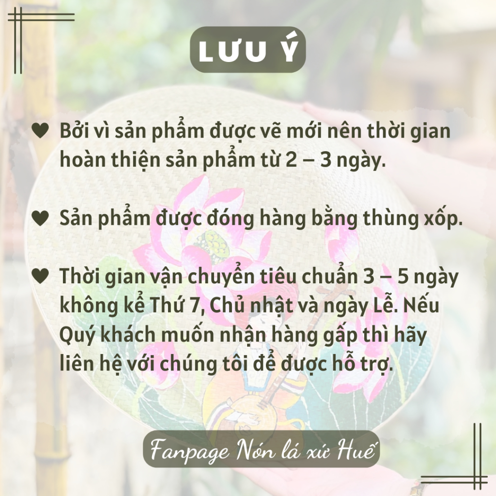 Nón lá sen xứ Huế