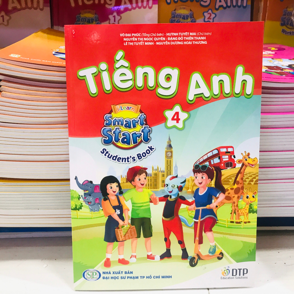 COMBO bìa bao Tiếng anh  smart start  lớp 4 theo chương trình mới