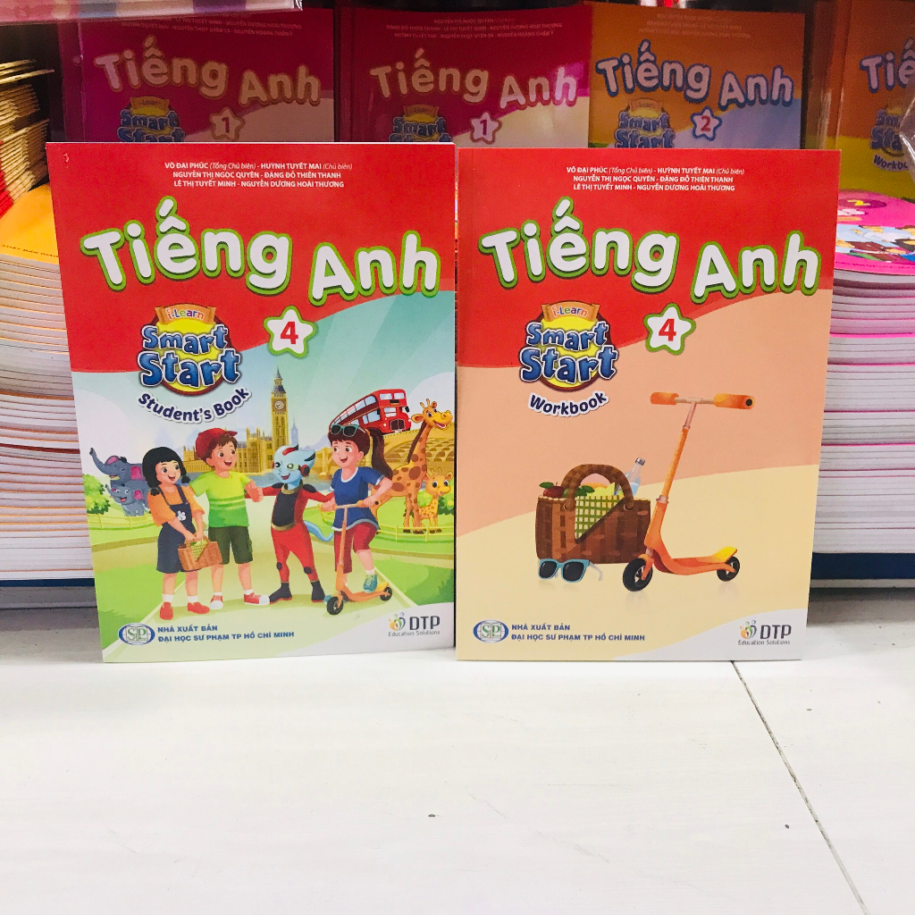 COMBO bìa bao Tiếng anh  smart start  lớp 4 theo chương trình mới