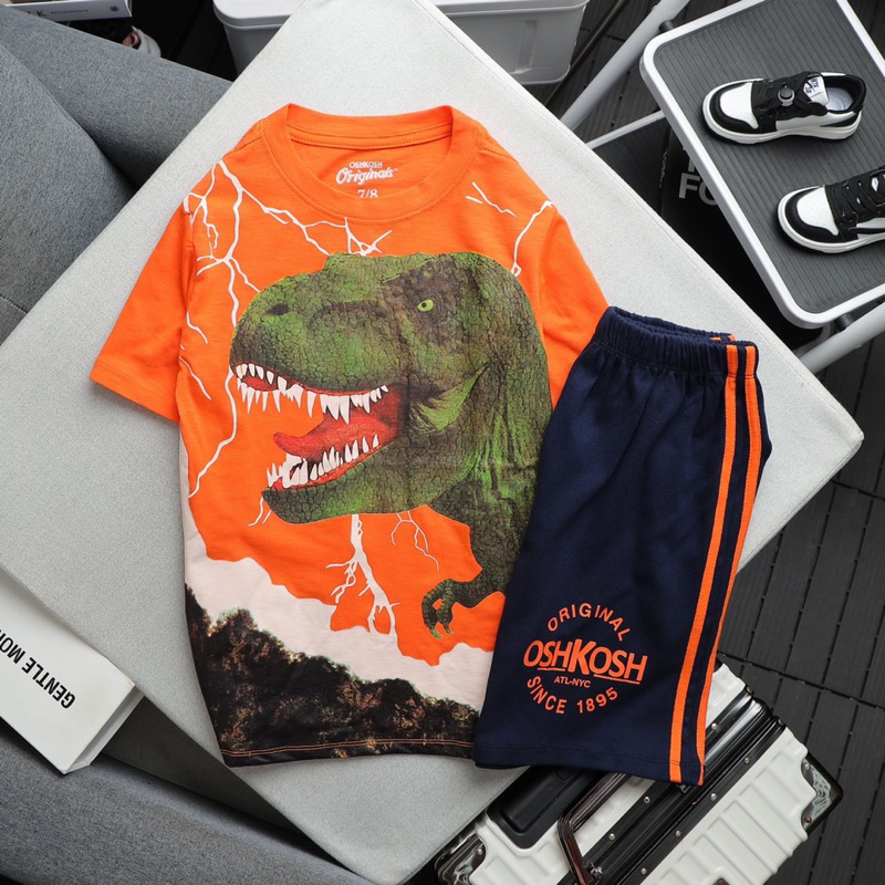 Bộ Thun Cotton Bé Trai Tay Ngắn VNXK