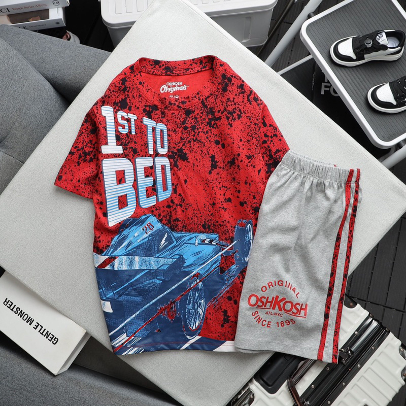 Bộ Thun Cotton Bé Trai Tay Ngắn VNXK