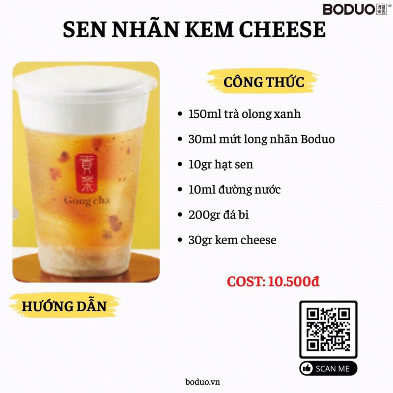 Mứt long nhãn Boduo túi 1kg