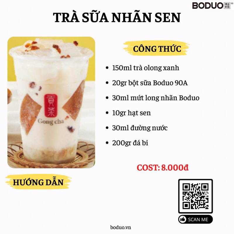 Mứt long nhãn Boduo túi 1kg