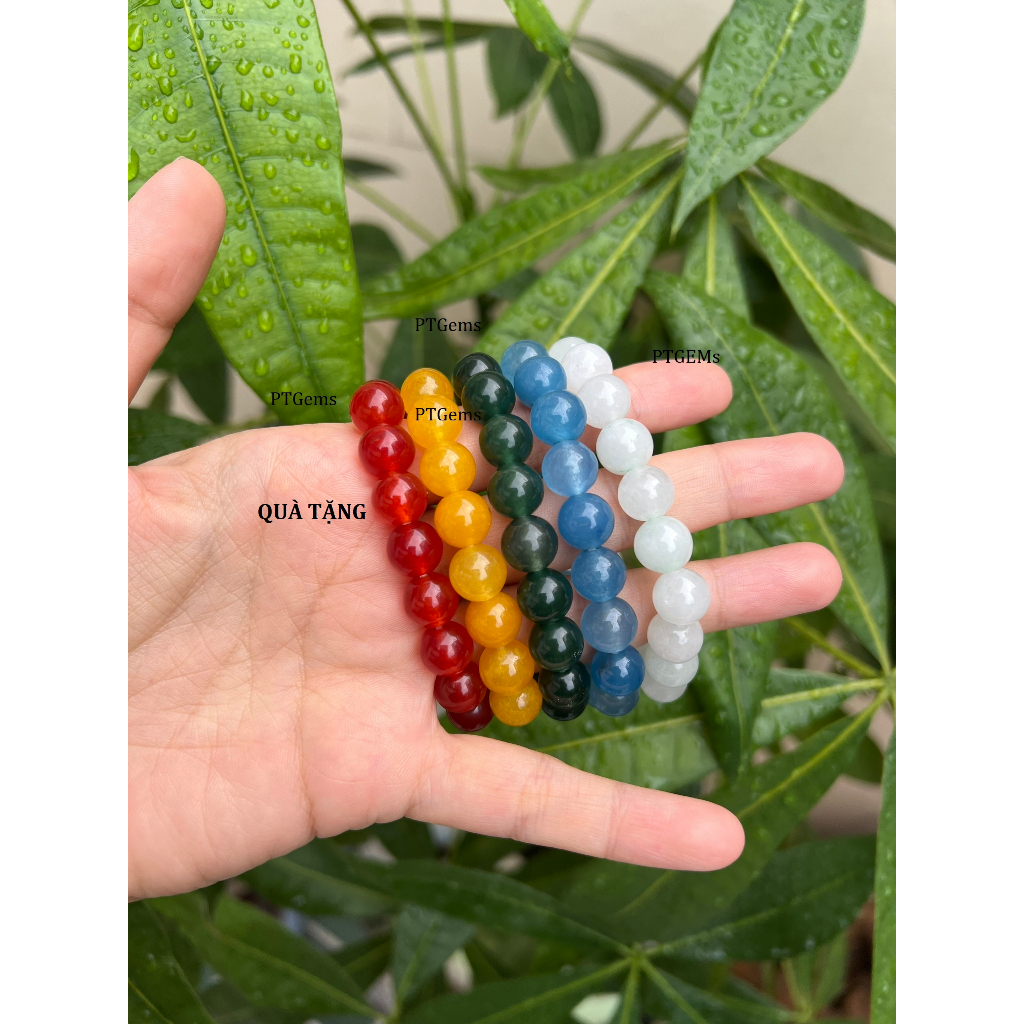 TẶNG KÈM QUÀ - Vòng Tay Hồ Ly Chúa đá Mã Não thiên nhiên may mắn cho đủ mệnh -PTGems