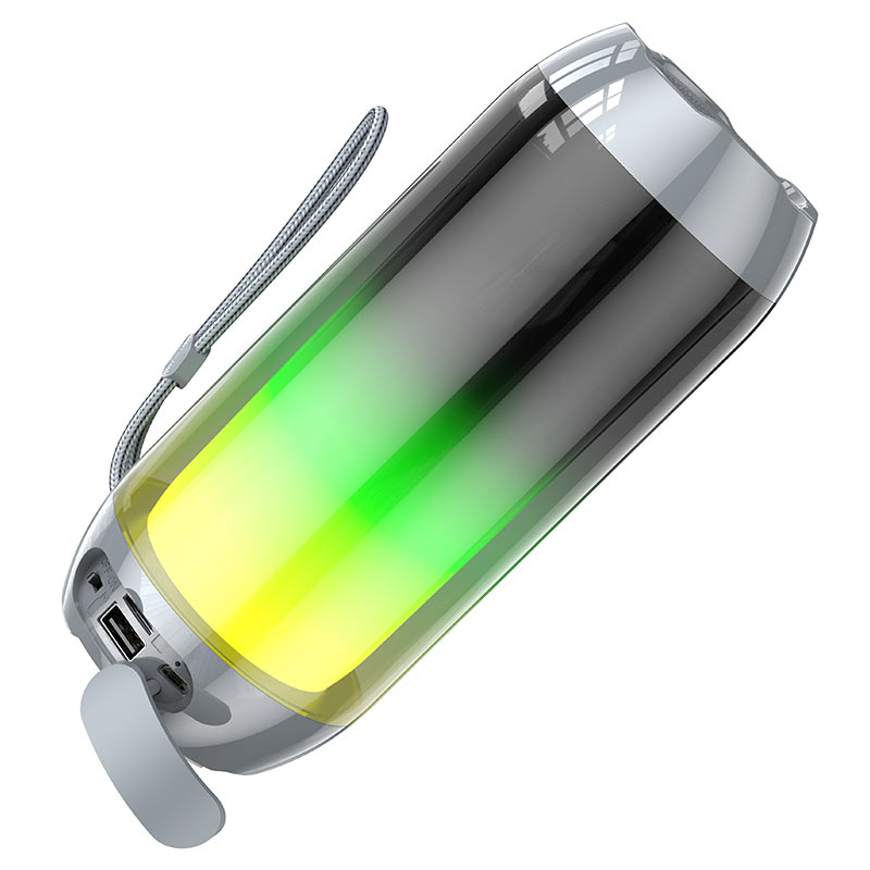 Loa Bluetooth đa năng Borofone BR25 Crazy đèn Led cực đẹp, hỗ trợ BT, FM, TF, USB - Hãng phân phối
