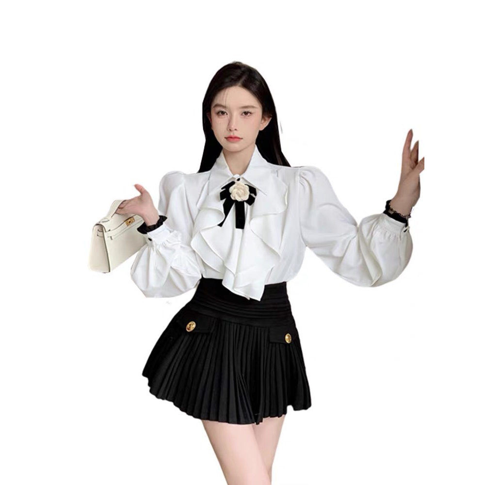 Áo sơ mi tiểu thư , sơ mi công sở nữ đẹp  N823