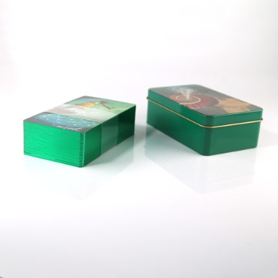 Bộ Bài The Light Seer's Tarot Hộp Thiếc Mạ Cạnh Xanh Lá 78 Lá B360
