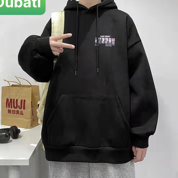 ÁO NỈ, ÁO KHOÁC HOODIE CHỮ LOVE SIÊU NGẦU NAM NỮ PHONG CÁCH SANG CHẢNH NEW - DUBATI FASHION