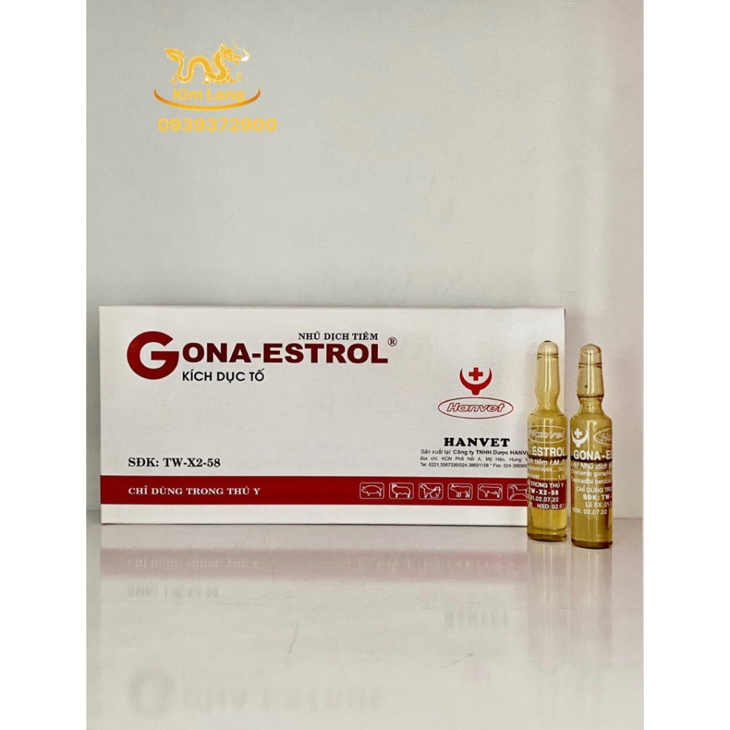 Tăng Khả Năng Thụ Thai Và Đẻ Nhiều Con GONA - ESTROL 4ml-8ml
