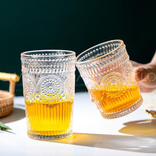 Ly Thuỷ Tinh Deli Vintage Glass 300ml , 350ml Dày Đẹp Mê Li