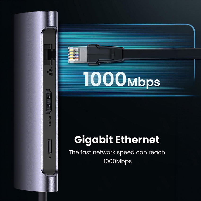 Hub Ugreen 50852 7 in 1  - Hàng Chính Hãng