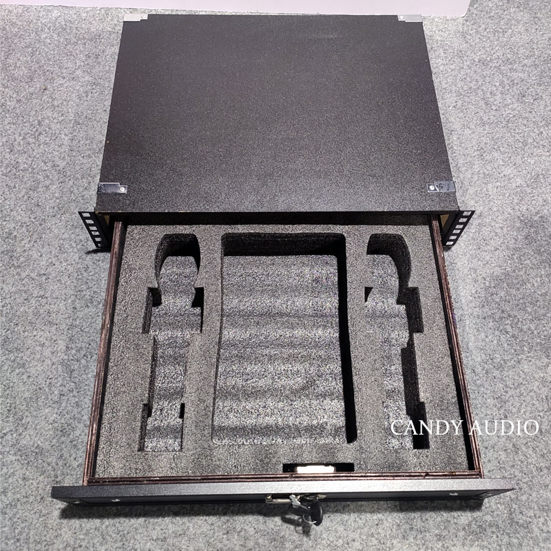 Ngăn Kéo Có Khóa  2U Phù Hợp Với Hộp Hàng Không  Công Trình Thiết Bị Thu Sóng Micro Gỗ