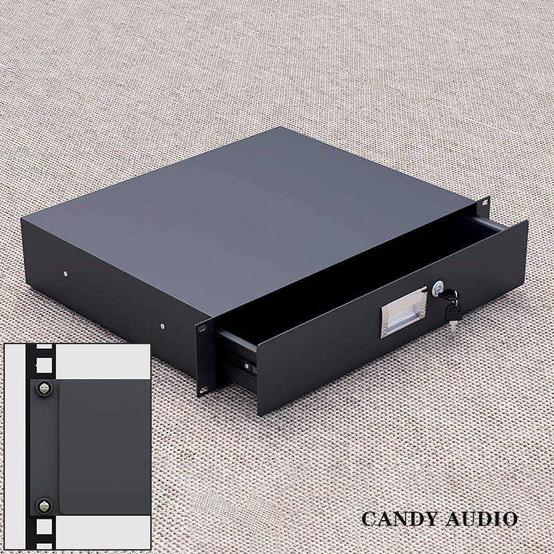 Ngăn Kéo Có Khóa  2U Phù Hợp Với Hộp Hàng Không  Công Trình Thiết Bị Thu Sóng Micro Gỗ