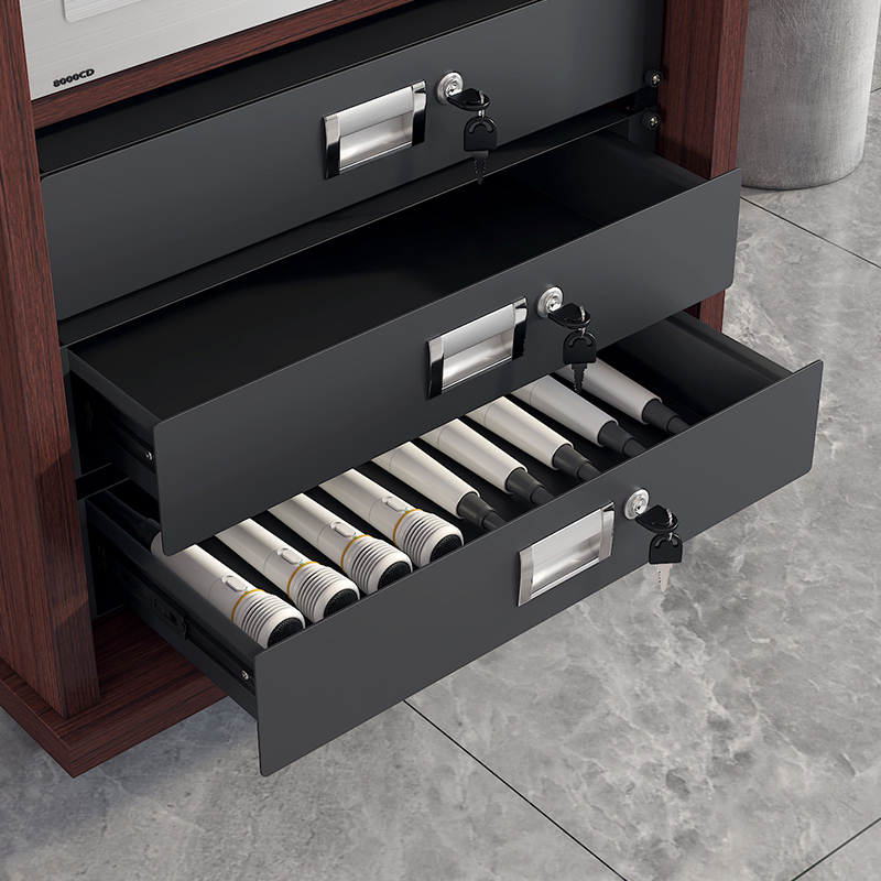 Ngăn Kéo Có Khóa  2U Phù Hợp Với Hộp Hàng Không  Công Trình Thiết Bị Thu Sóng Micro Gỗ