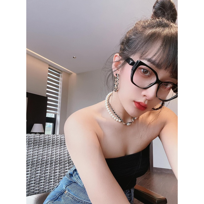 Kính mát mắt xếch Pra.đa gọng oversize,Kính râm mắt mèo tròng UV400 PRA.ĐAA