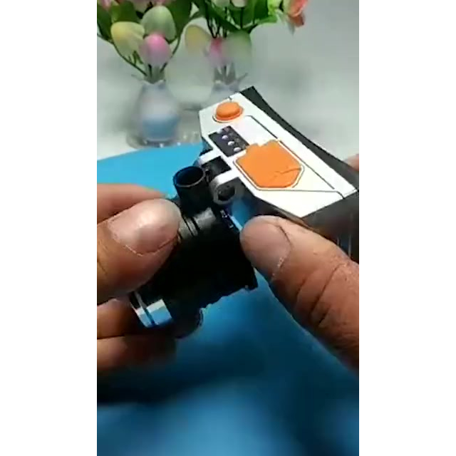 Đèn pin đội đầu 1 bóng cảm biến tay siêu sáng hộp vàng
