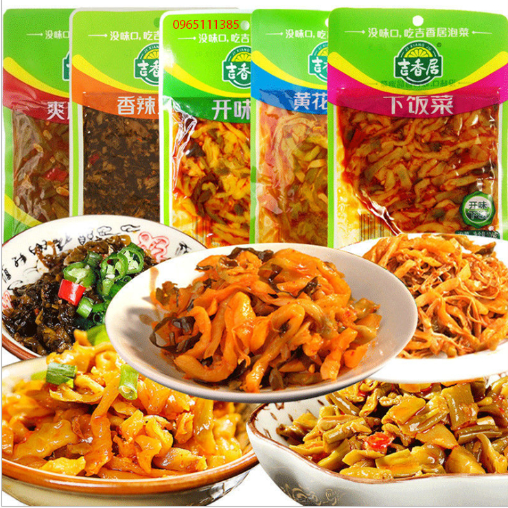 Củ Cải Giòn Tứ Xuyên 8 Vị Gói 106g