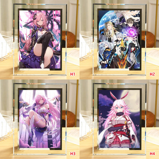Tranh Kính Để Bàn Honkai Impact 3