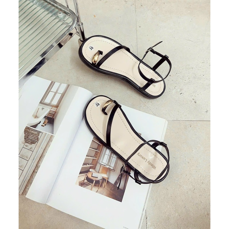 DÉP dạ SANDANL XỎ KHOÁ VIỀN XINH 😍